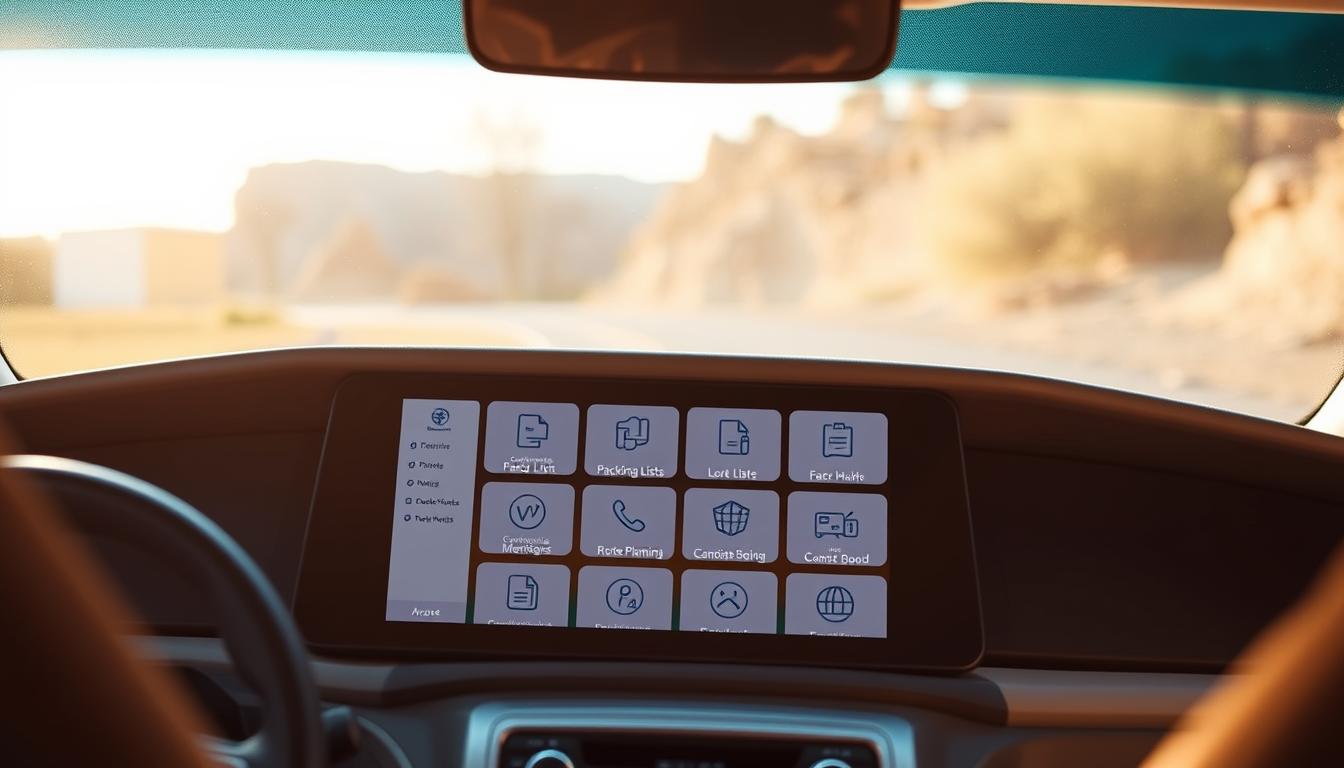 Class C motorhome checklist apps