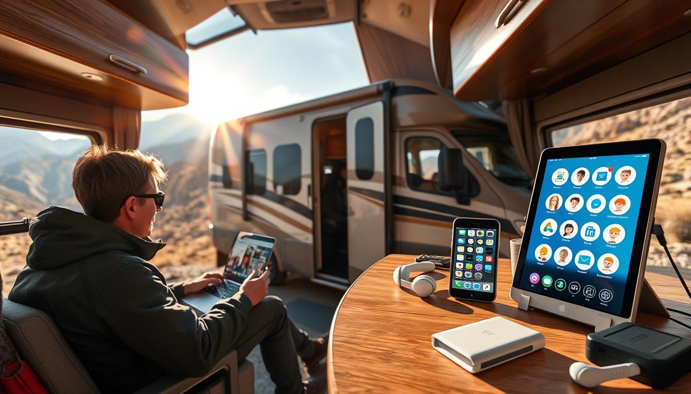 Communication apps for Class C motorhome travelers