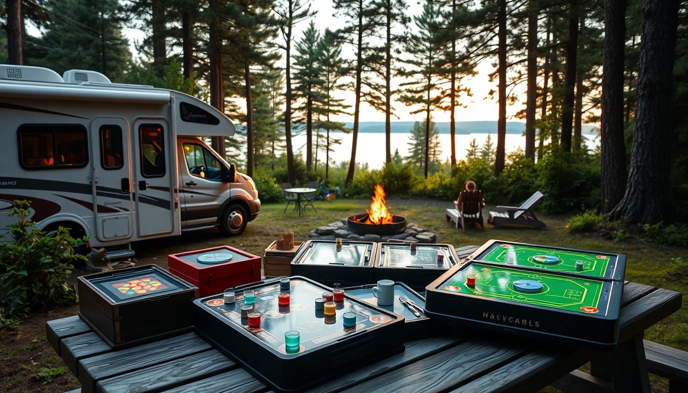 Digital board games for Class C motorhome