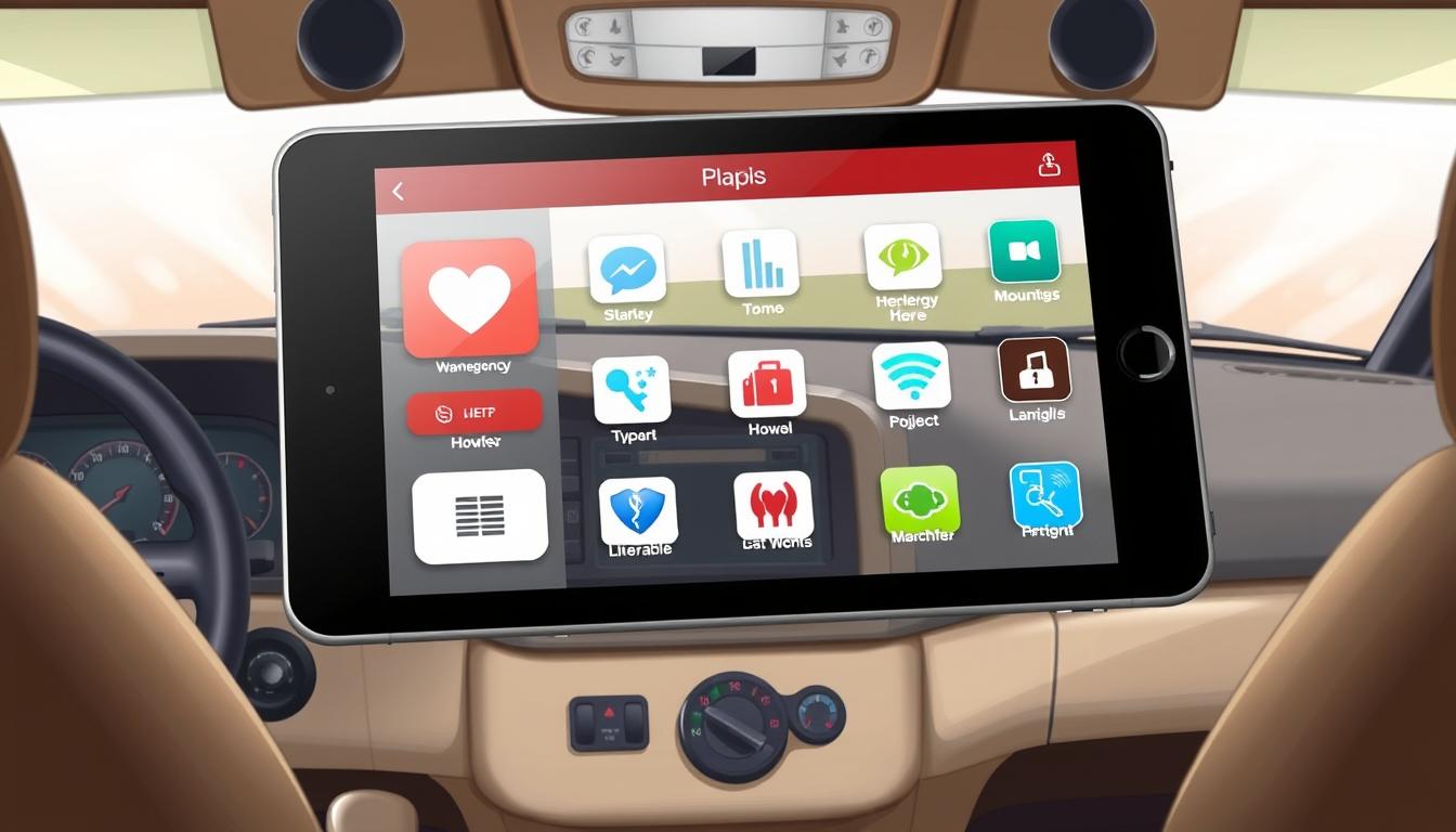 Emergency apps for Class C motorhome
