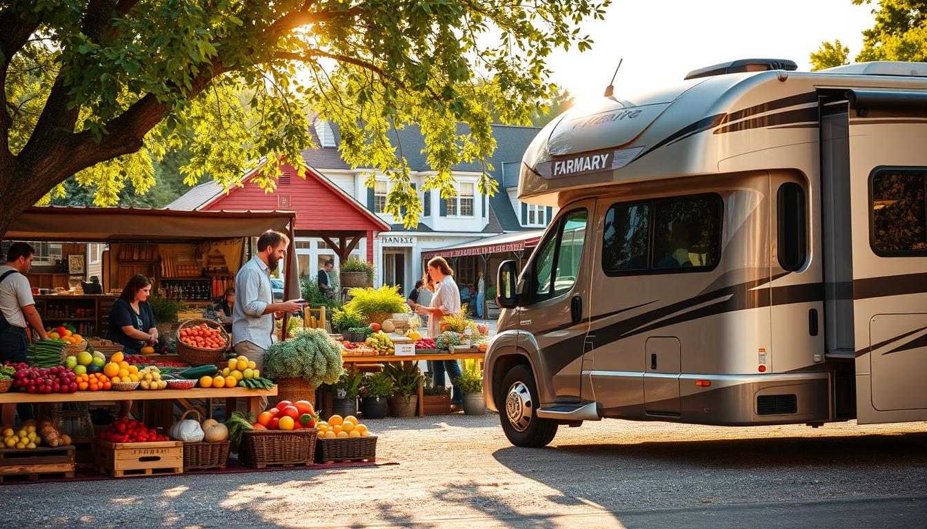 Farmers market apps for Class C motorhome