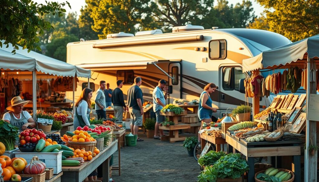 Farmers market apps for motorhomes