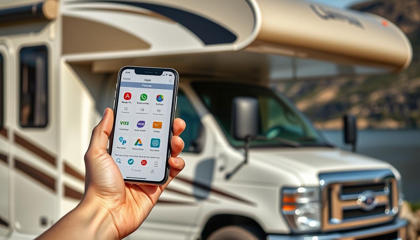 Finance apps for Class C motorhome travel