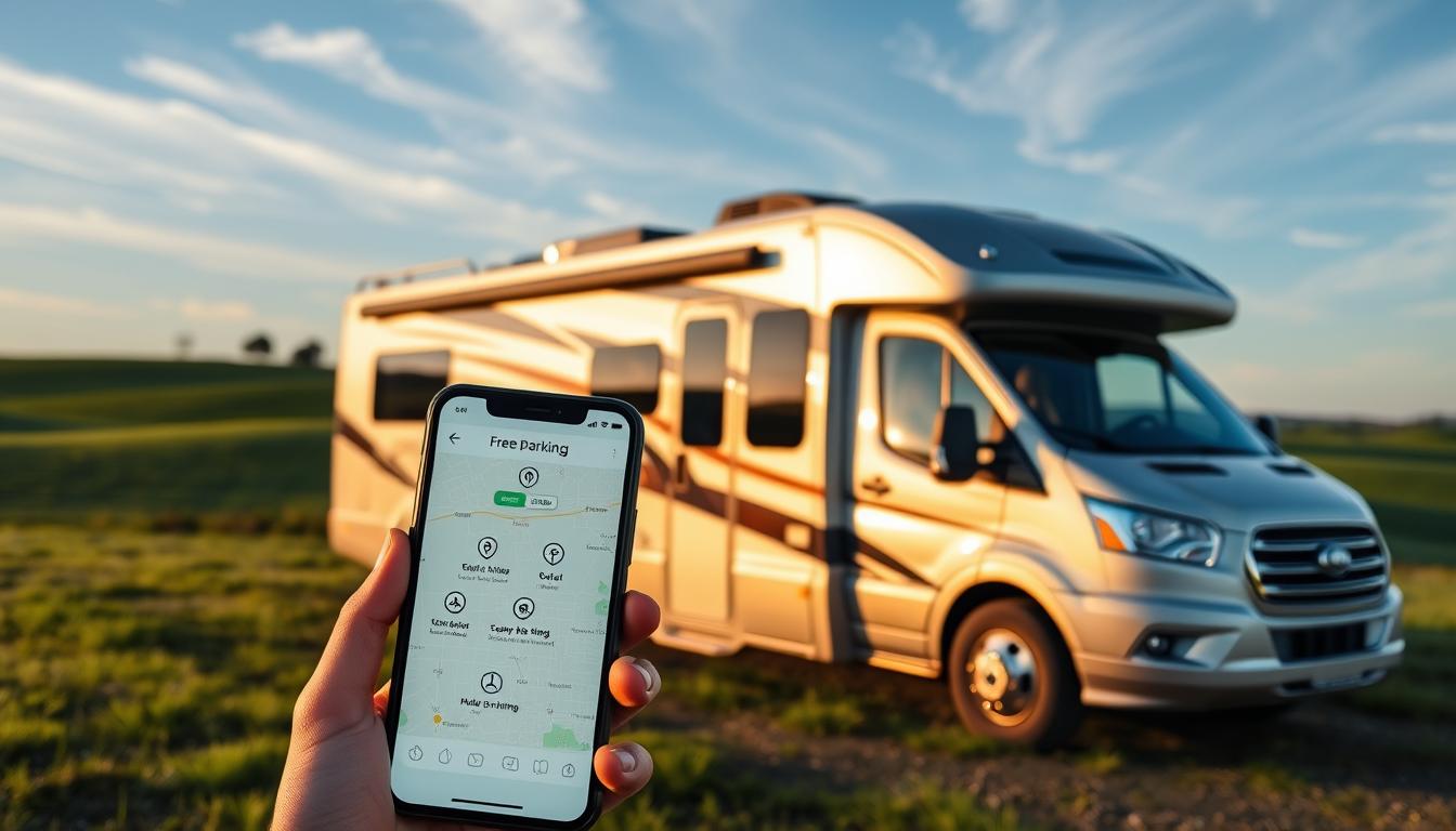 Free Class C motorhome parking apps