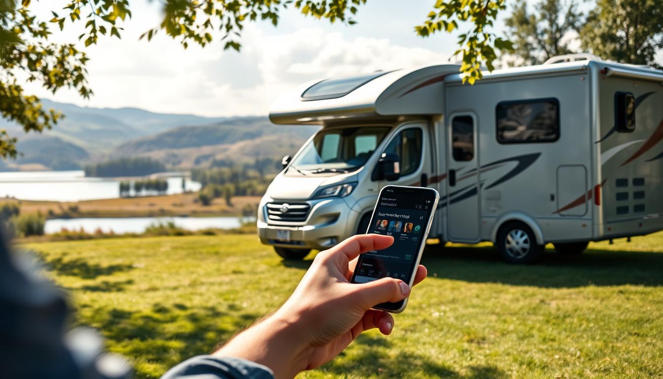 Last-minute Class C motorhome rental apps