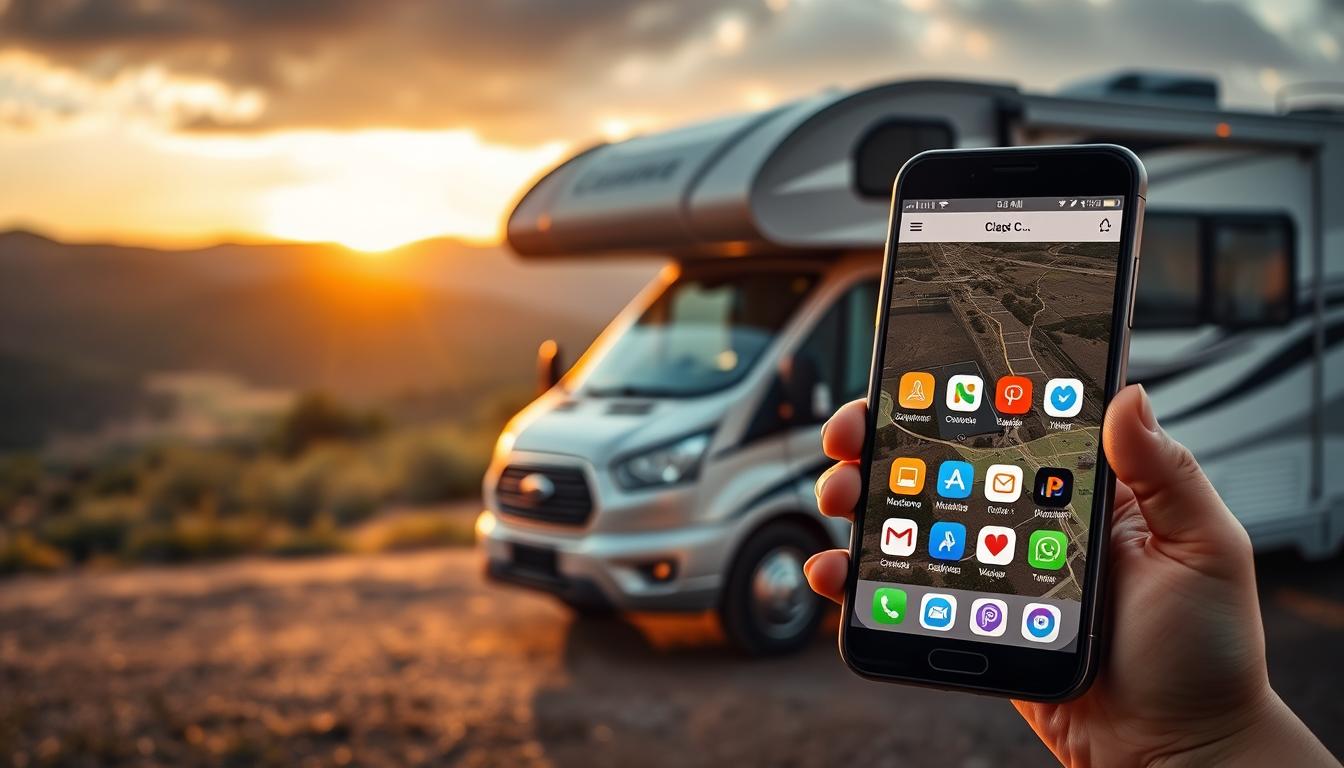 Location sharing apps for Class C motorhome