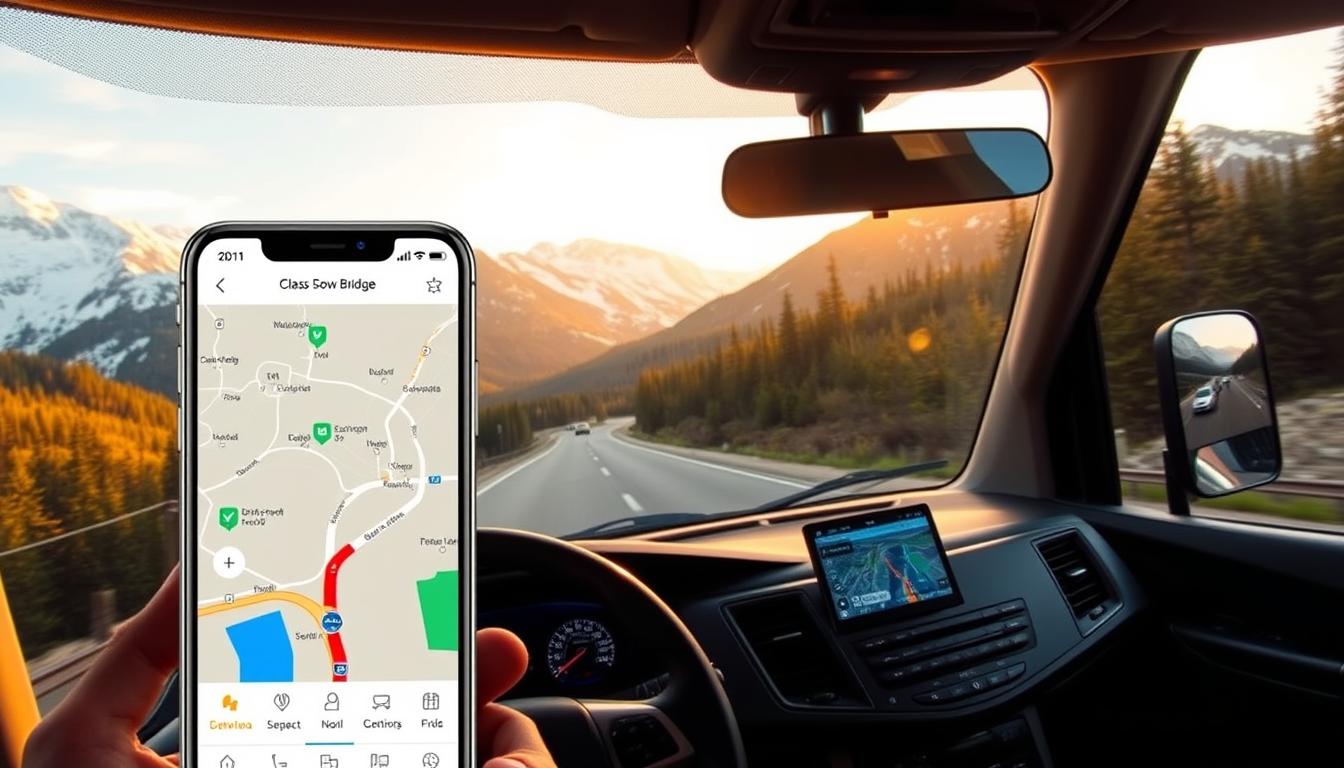 Navigation apps for Class C motorhome