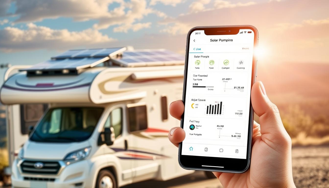 Solar power apps for Class C motorhome