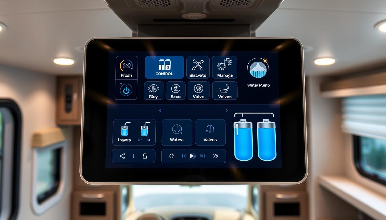 Water control apps for Class C motorhome