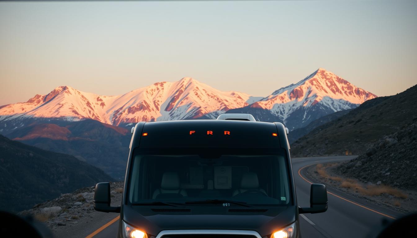 Altitude Peak Identification on Roads for Class C Motorhomes
