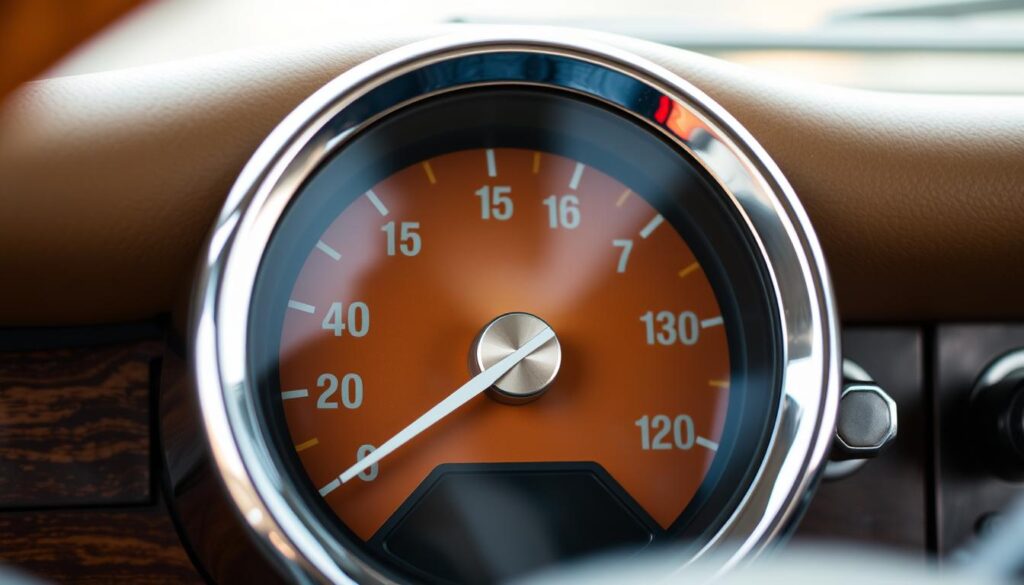 Engine temperature gauge