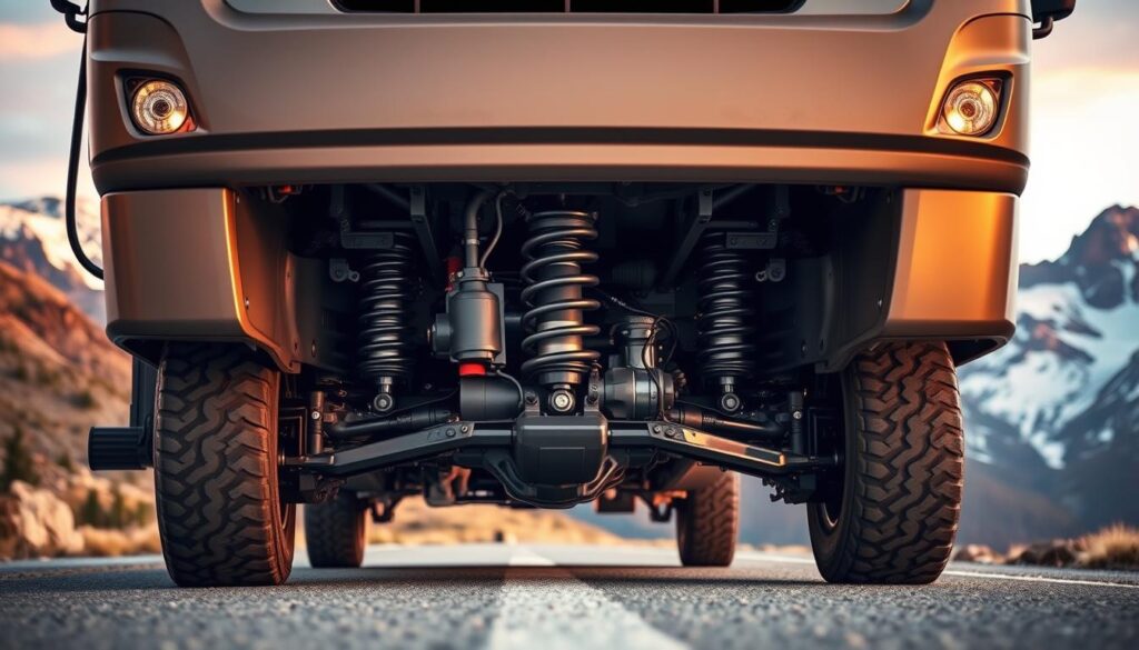 Importance of monitoring suspension pressure in Class C motorhomes