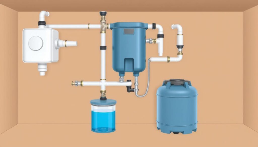 RV waste disposal components