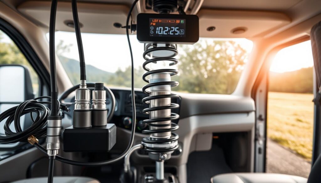 suspension pressure monitoring systems