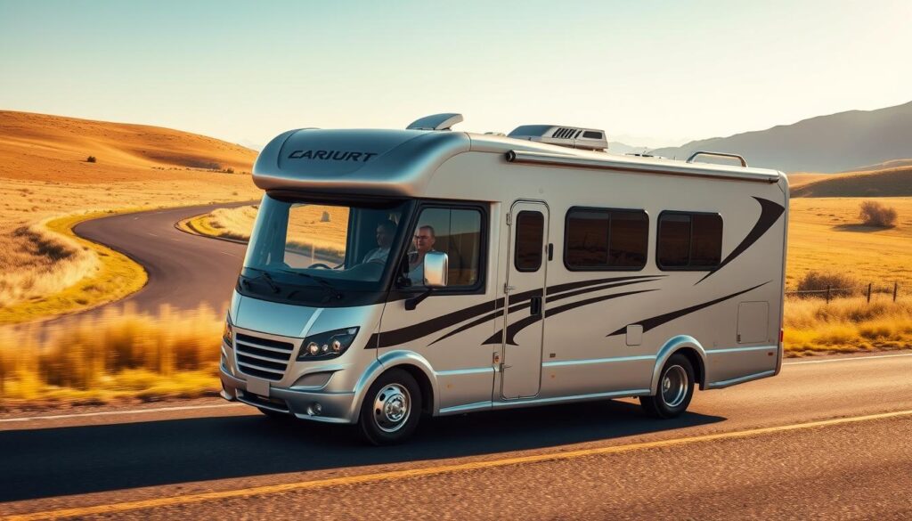 Class C motorhome travel