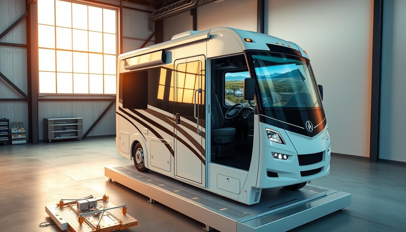 advanced parking simulators for Class C motorhomes