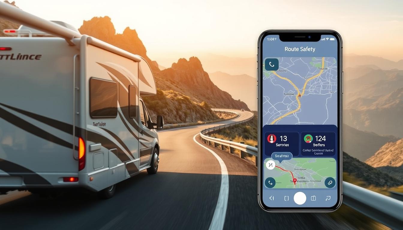 apps for route safety assessment for Class C motorhomes