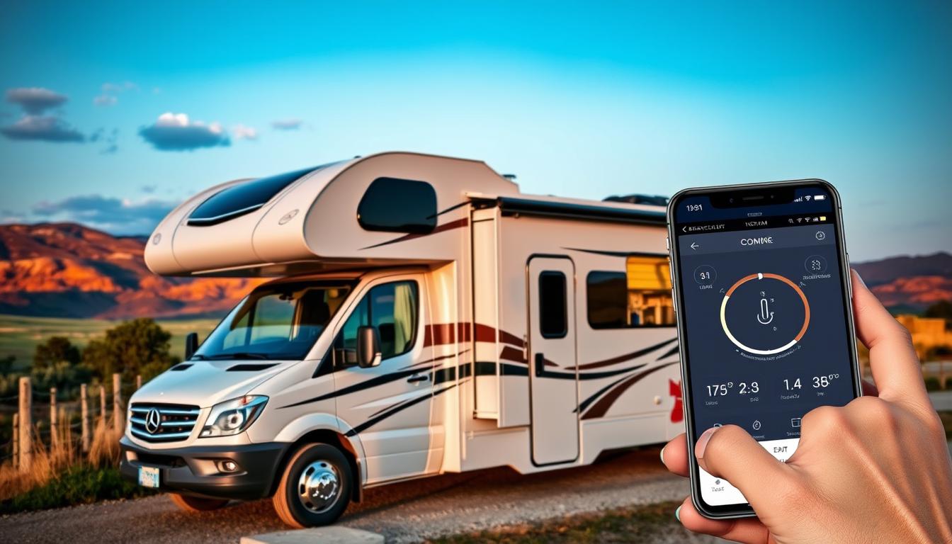 apps to control interior temperature in Class C motorhome