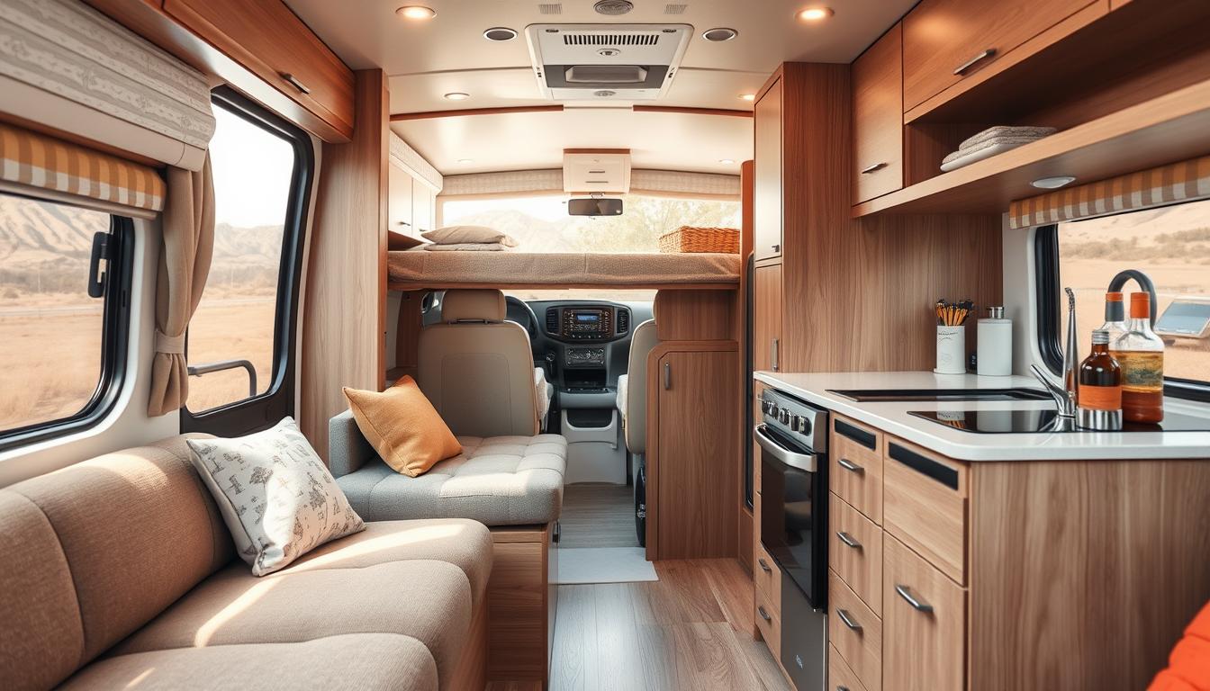 digital tools to optimize interior space in Class C motorhome