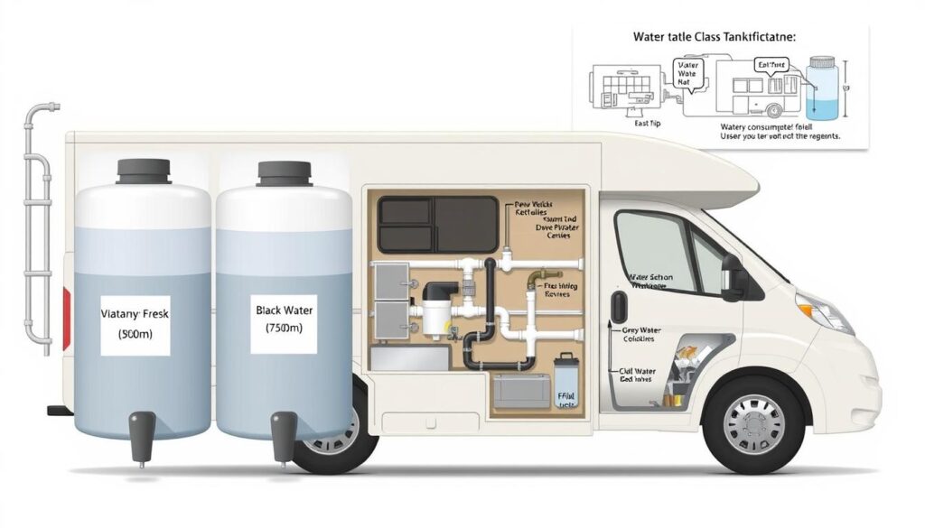 RV water tank capacities and usage RV water tank capacities and usage