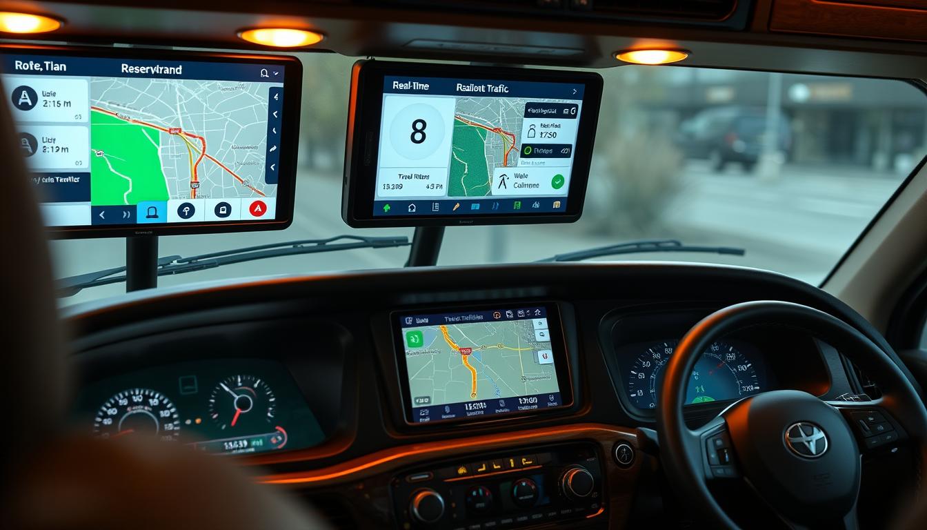 apps for custom travel routes based on Class C motorhome size