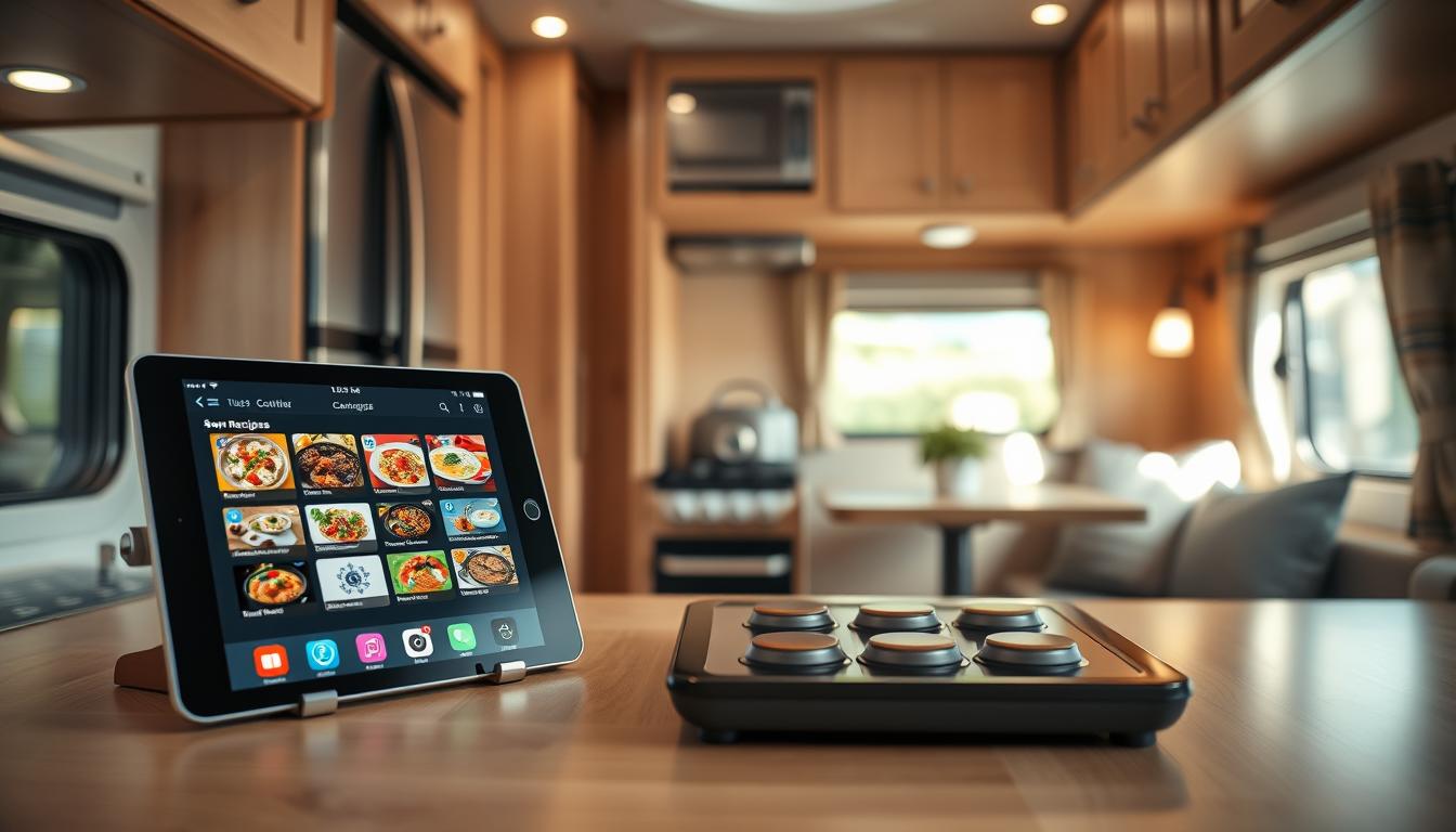 apps with practical recipes for small kitchens in Class C motorhome