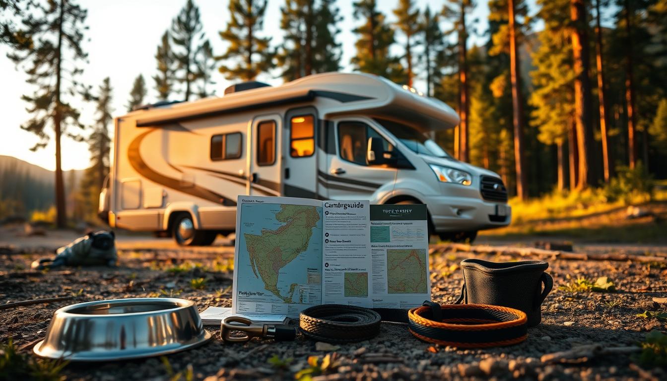 pet stop planning tools for Class C motorhome travel