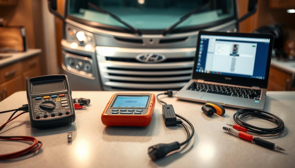 setting up diagnostic tools