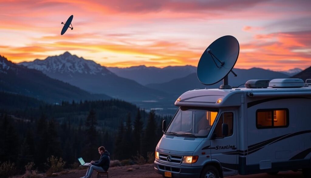 Starlink internet for RV connectivity