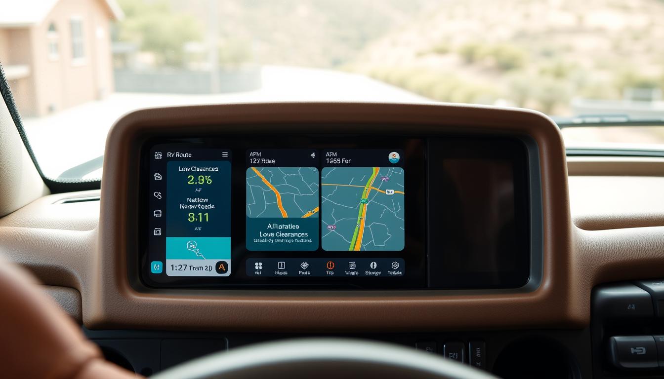 apps with real-time road restrictions for Class C motorhome