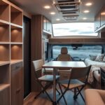 guides for smart storage in Class C motorhome