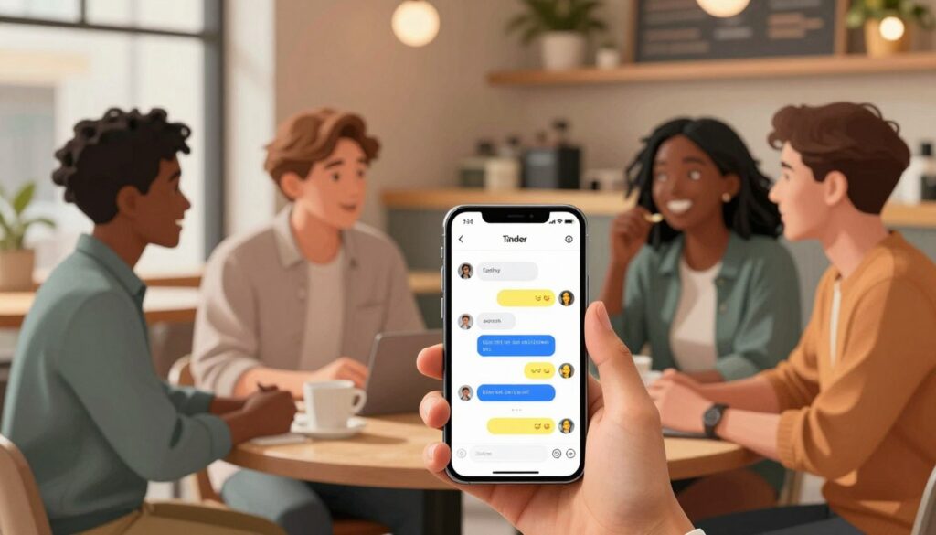 Tinder recursos de mensagens