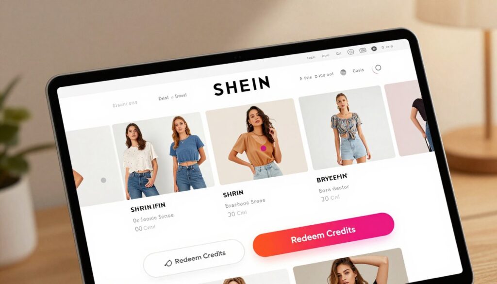 Resgatar créditos da SHEIN no checkout Resgatar créditos da SHEIN no checkout
