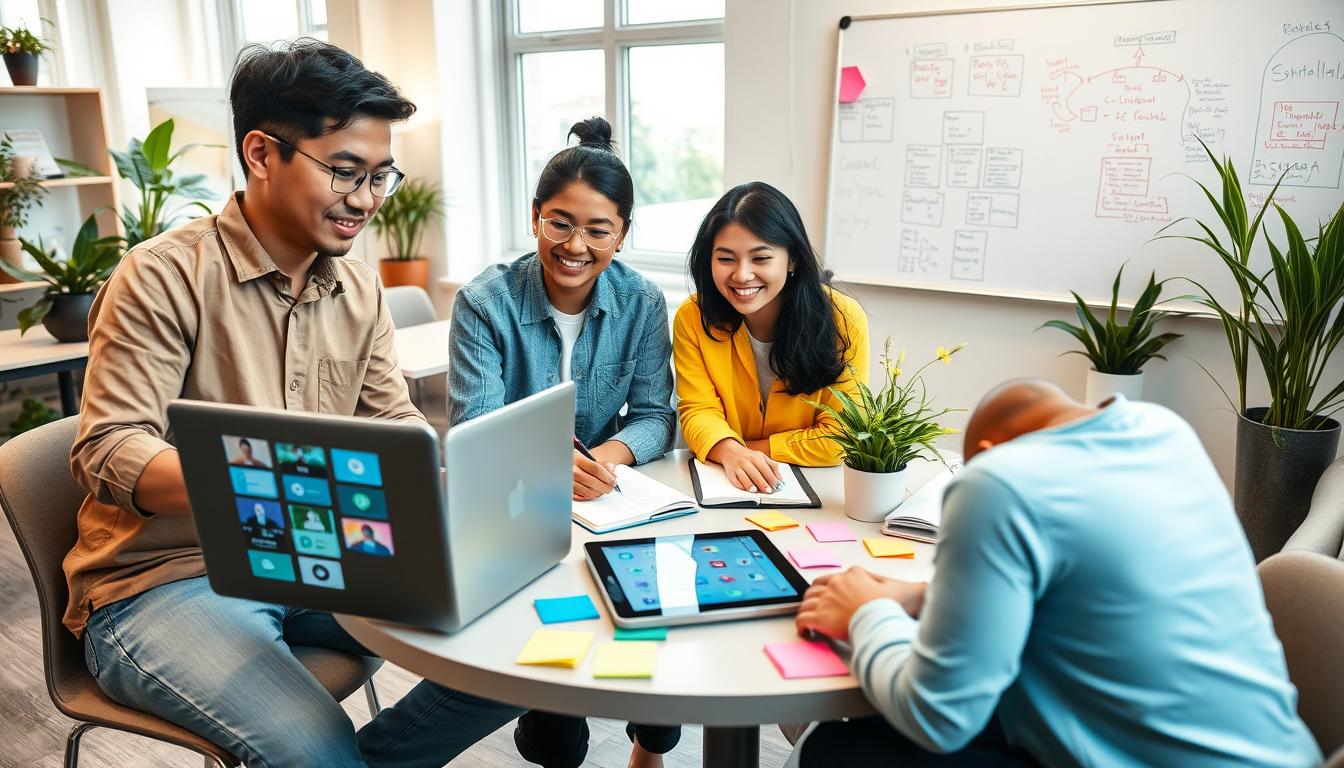 collaboration apps for digital exchange courses