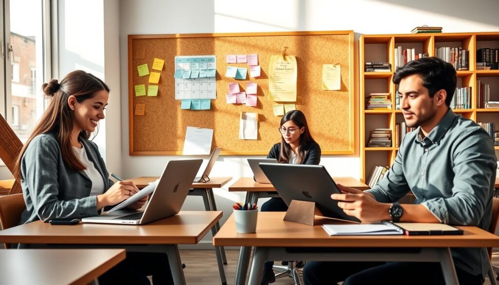 students schedule online learning