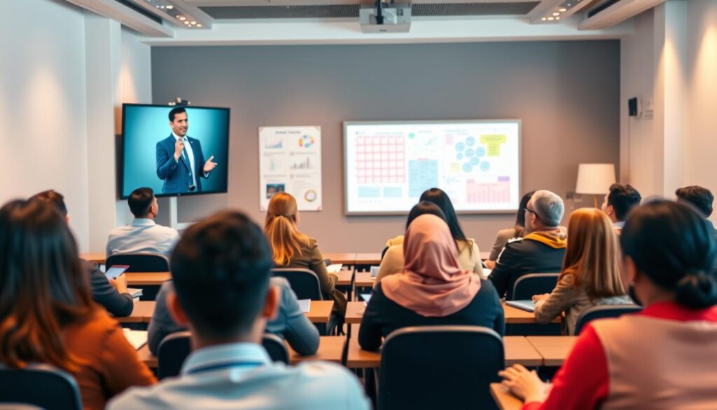 virtual classroom audience